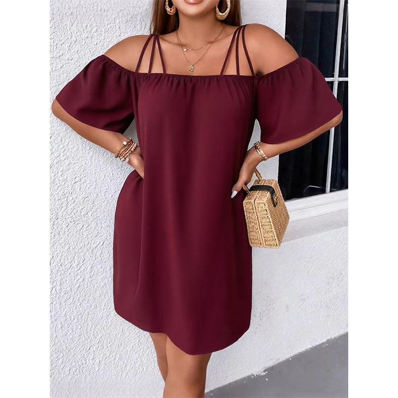 Alissia - Airy Off-Shoulder Dress