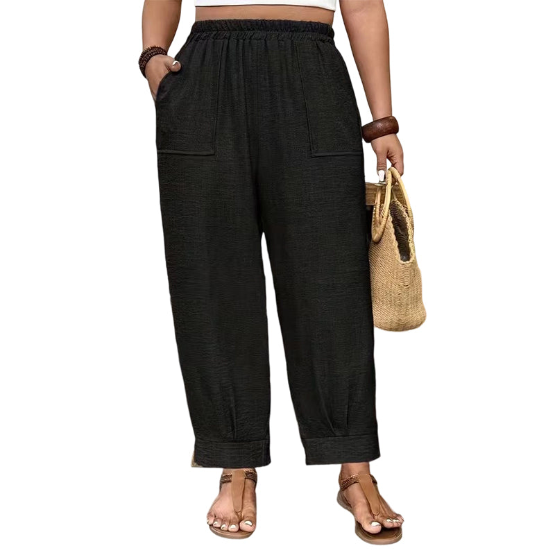 Perdita - Soft-Touch Wide-Leg Trousers