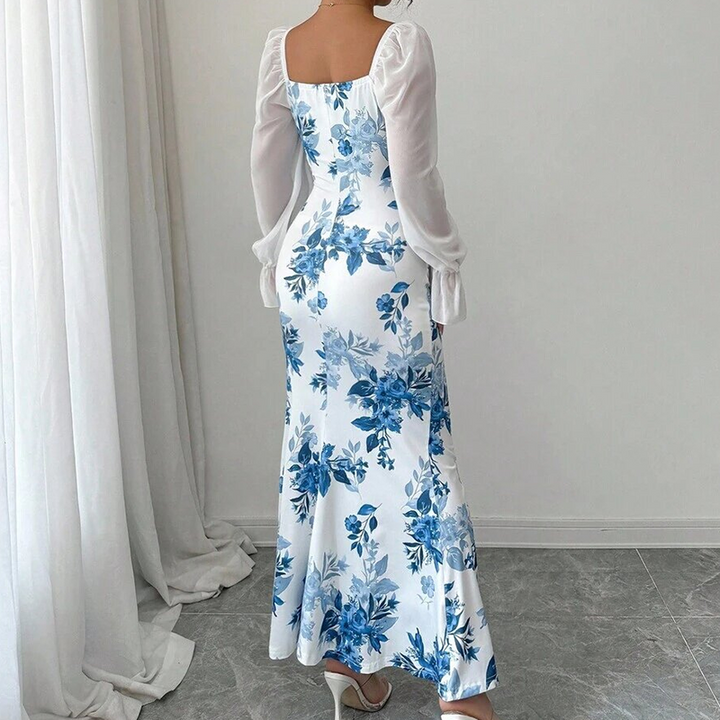 Noevalle - Soft-Touch Floral Mermaid Dress