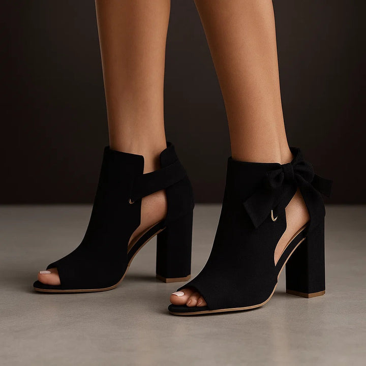 Celine - Refined Peep-Toe Heels