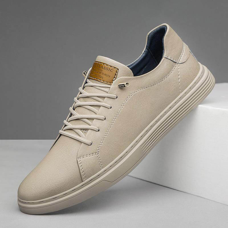Braelon - Textured Low-Top Sneakers