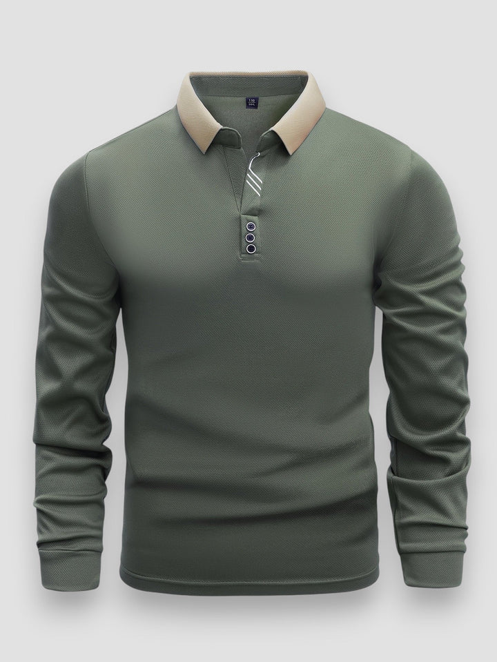 Arlixon - Lightweight Long-Sleeve Polo