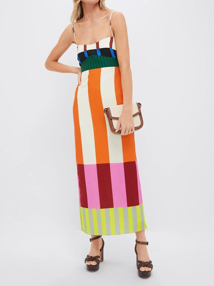Norisse - Soft-Touch Striped Sundress